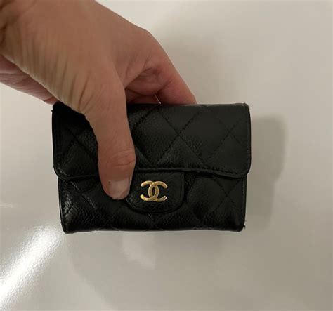 chanel geldbeutel klein|genuine Chanel wallet.